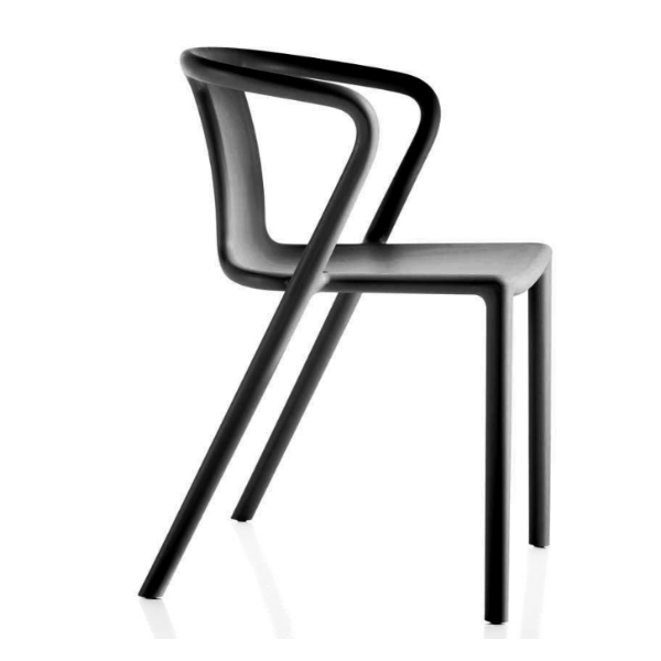 stackable style, Silla de terraza Air armchair Negro
