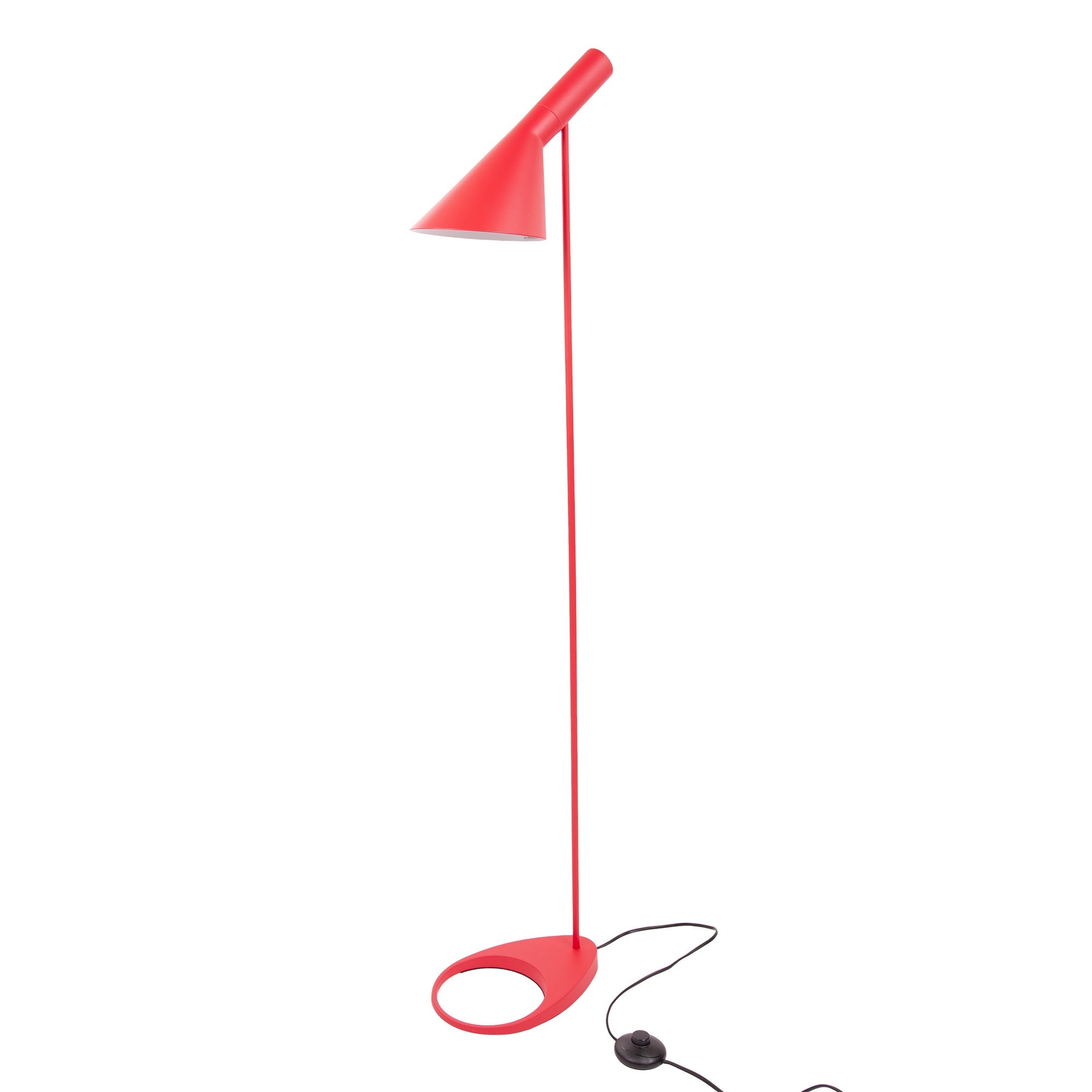 Arne Jacobsen style, Lámpara de pie DD D AJ Lámpara rojo