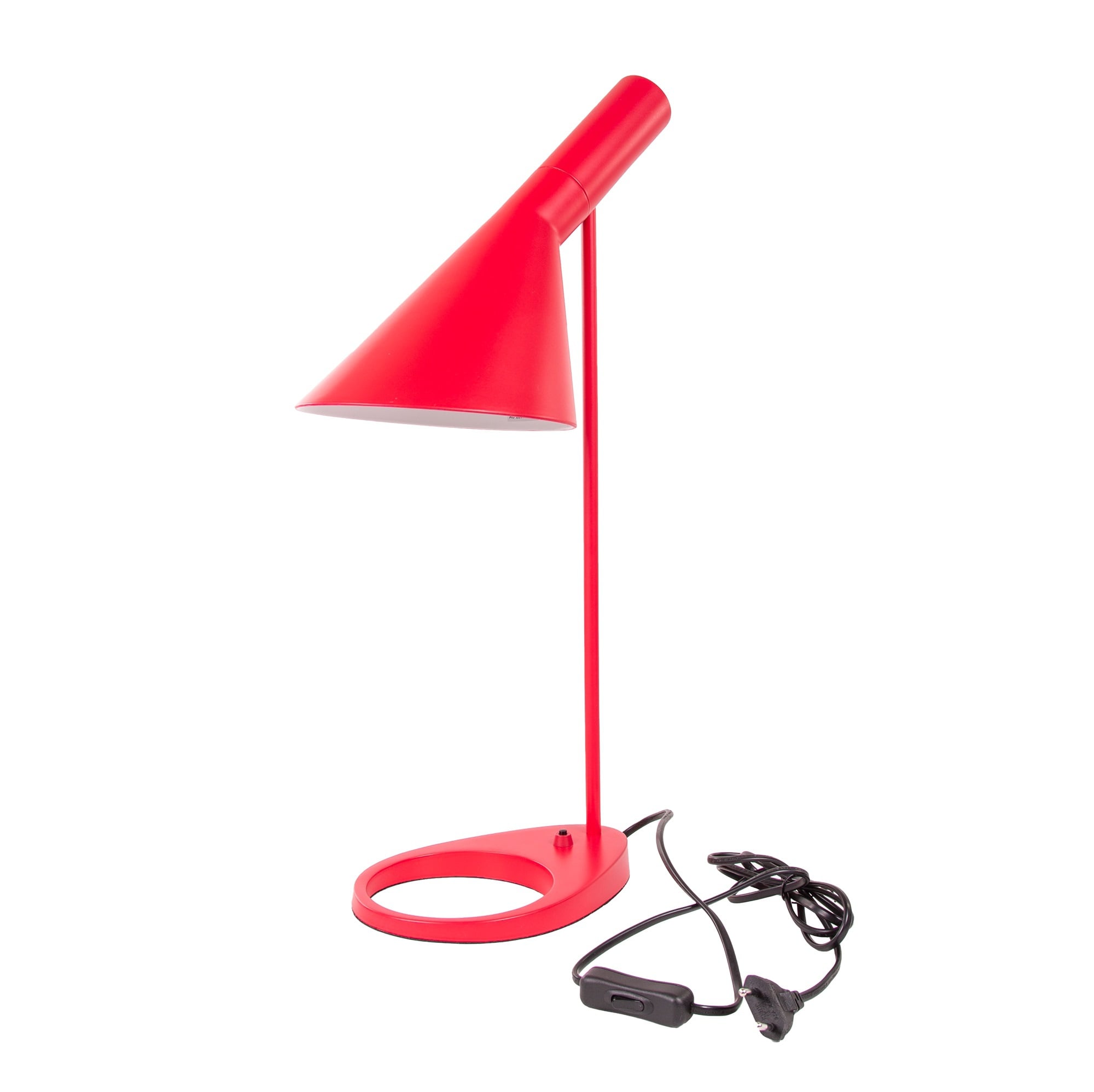 Arne Jacobsen style, Luz de mesa DD D AJ Lámpara rojo