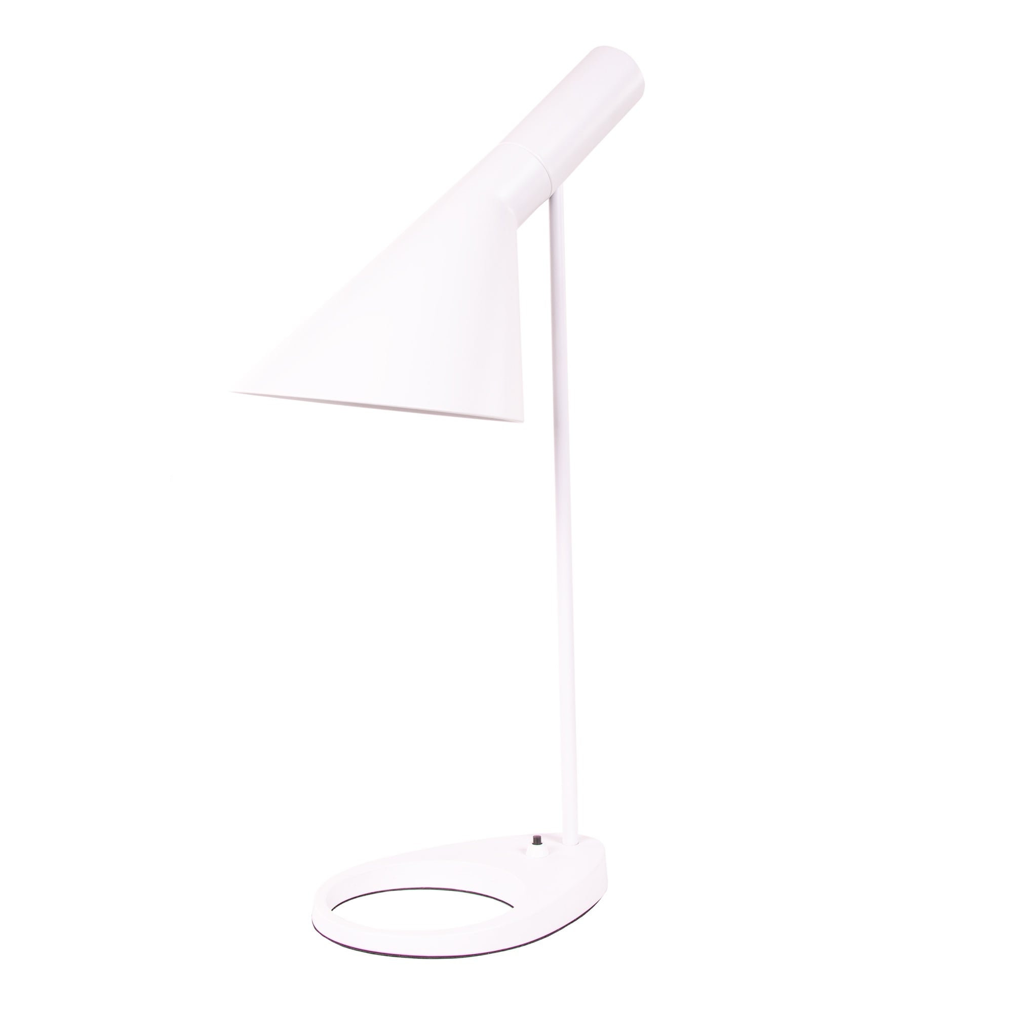 Arne Jacobsen style, Luz de mesa DD D AJ Lámpara blanco