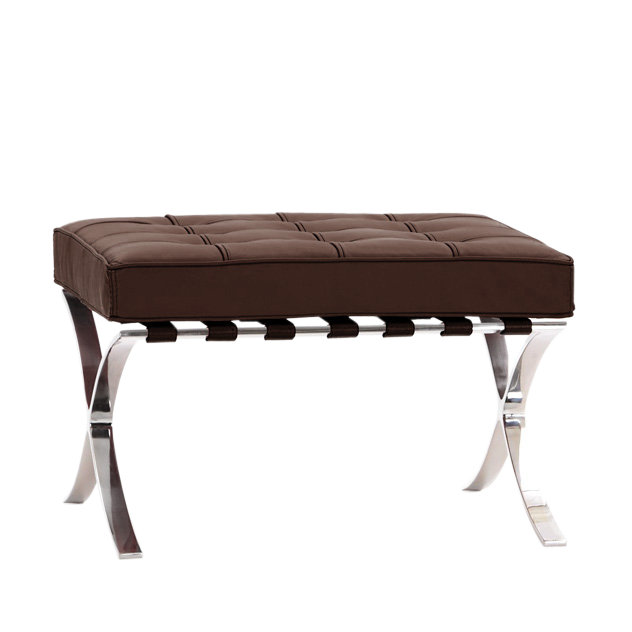 Ludwig Mies vd Rohe style, Otomana Barcelona Pavillion Marrón