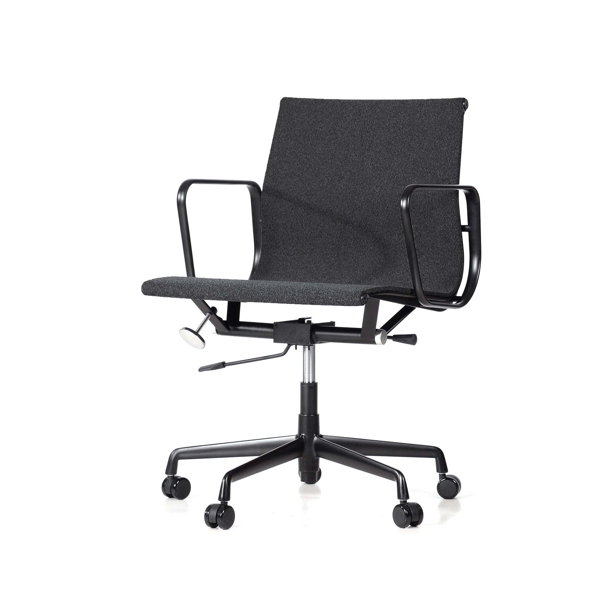 Charles Eames style, Silla de oficina EA117 Fabric Mesh black base Negro