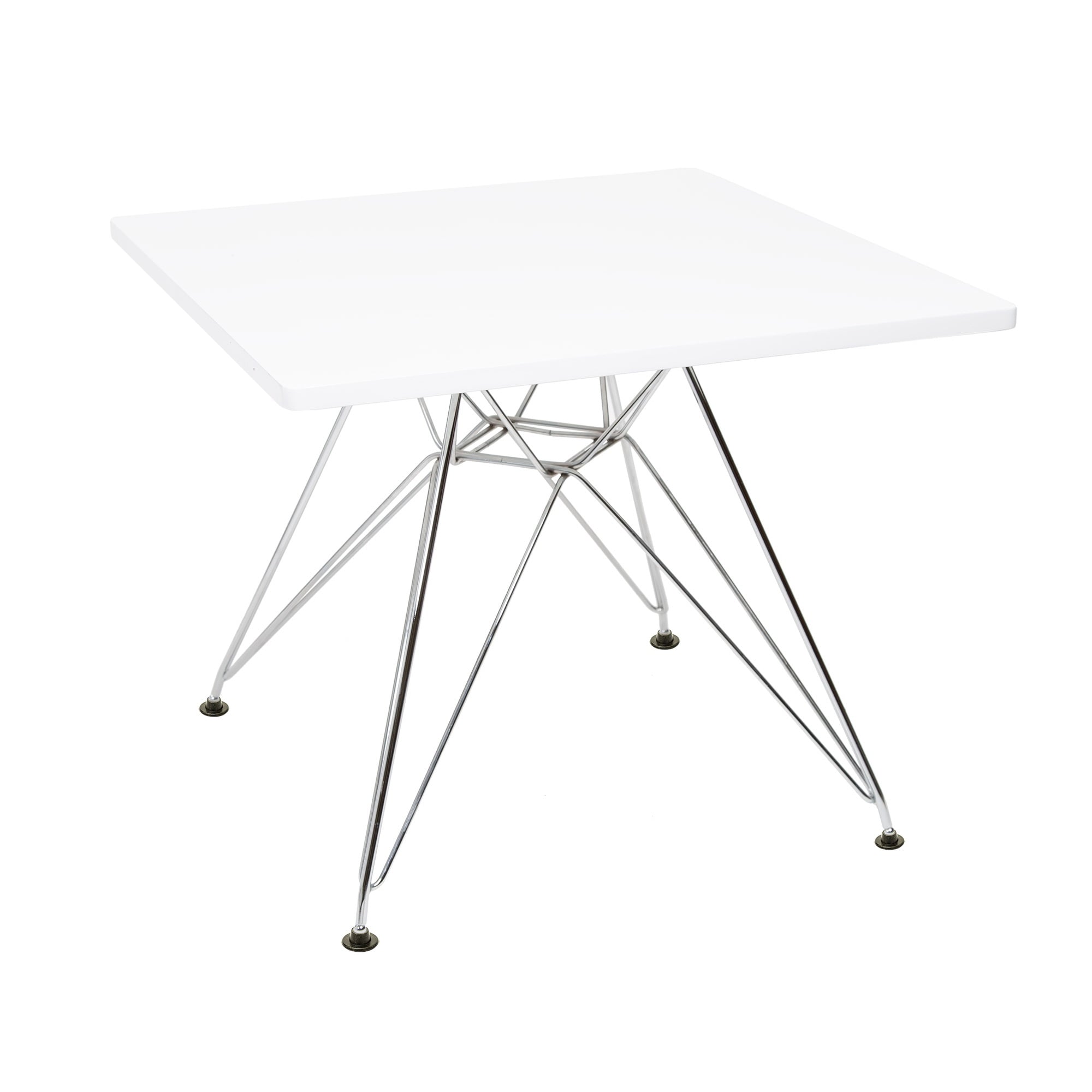 Charles Eames style, Mesa para niños CTR Junior quadrado blanco