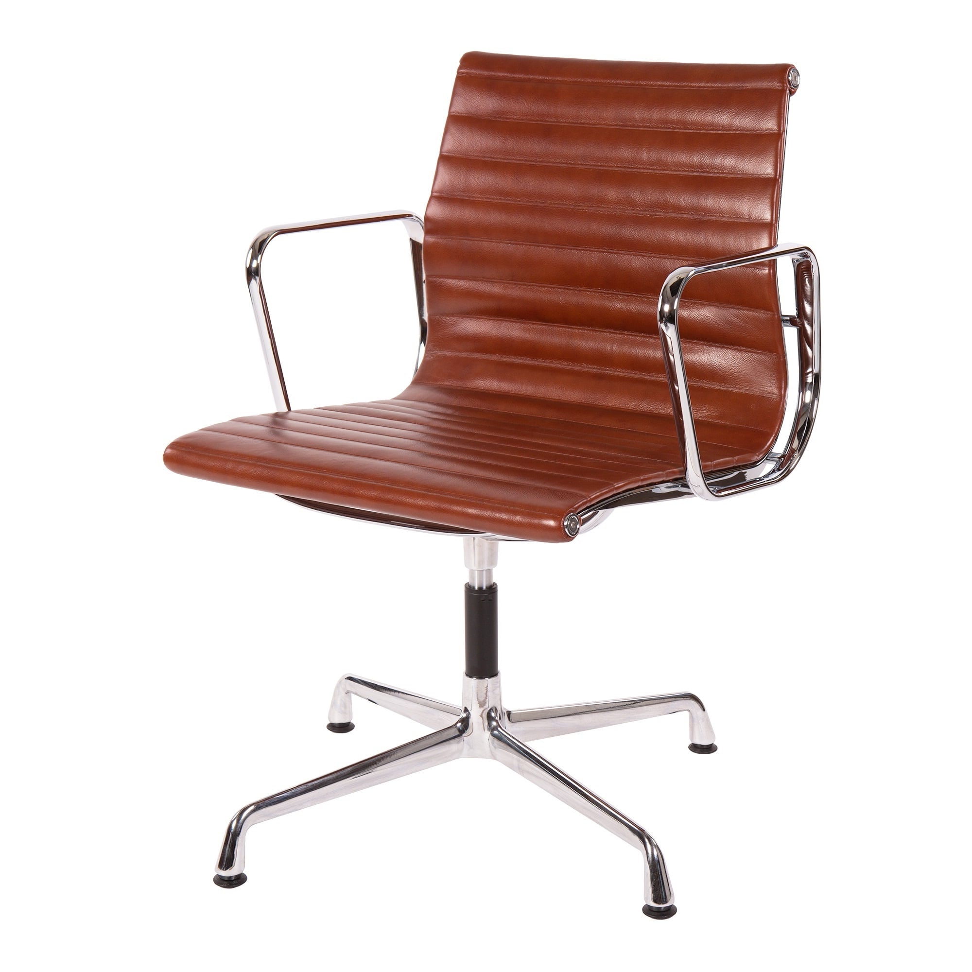 Charles Eames style, Silla de conferencia EA108 Cuero Antique