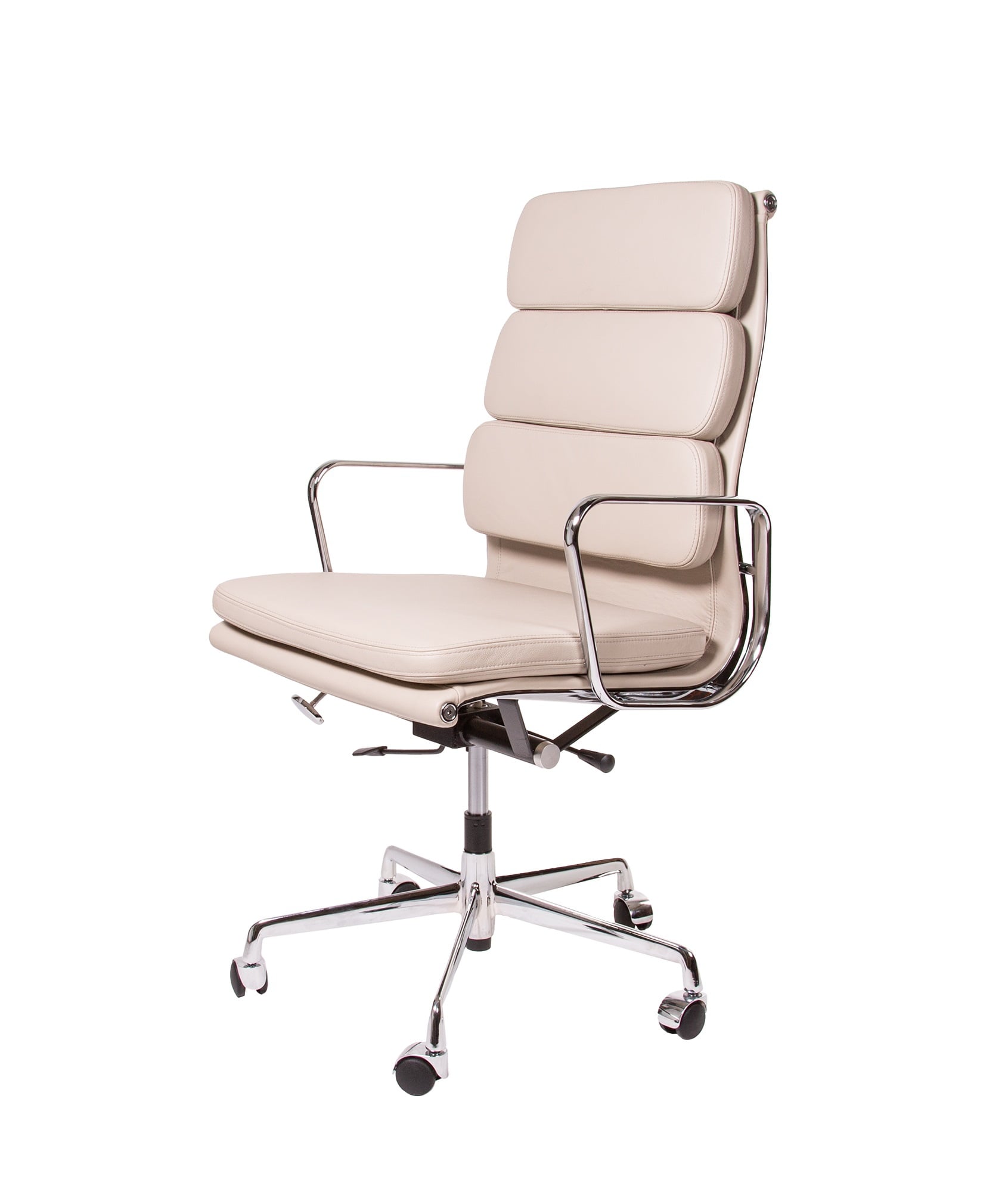 Charles Eames style, Silla de oficina EA219 Cuero Gris