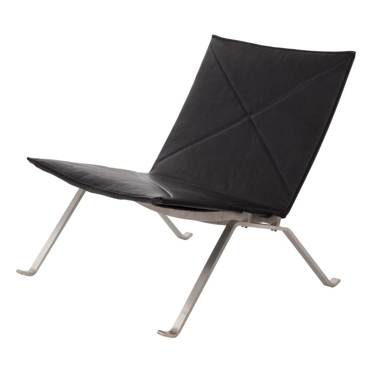 Poul Kjaerholm style, Sillón PK22 Negro
