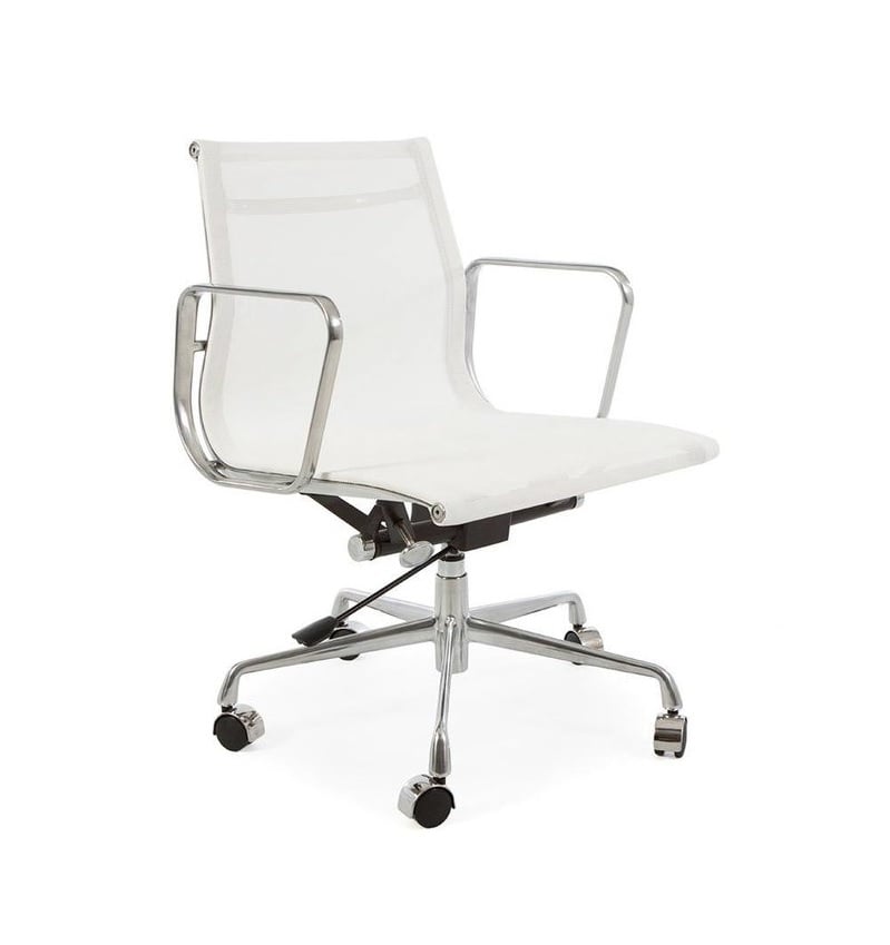 Charles Eames style, Silla de oficina EA117 mesh netweave blanco
