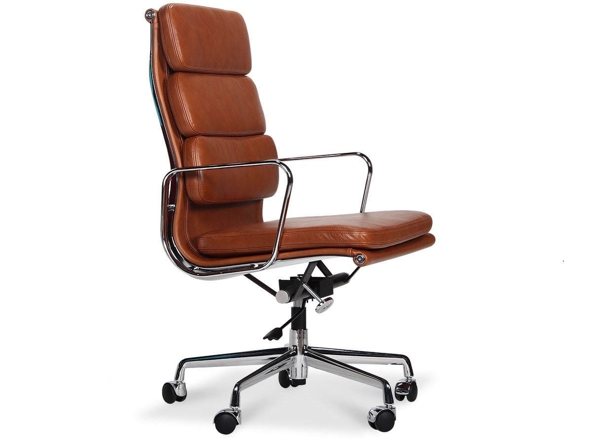 Charles Eames style, Silla de oficina EA219 Cuero Antique