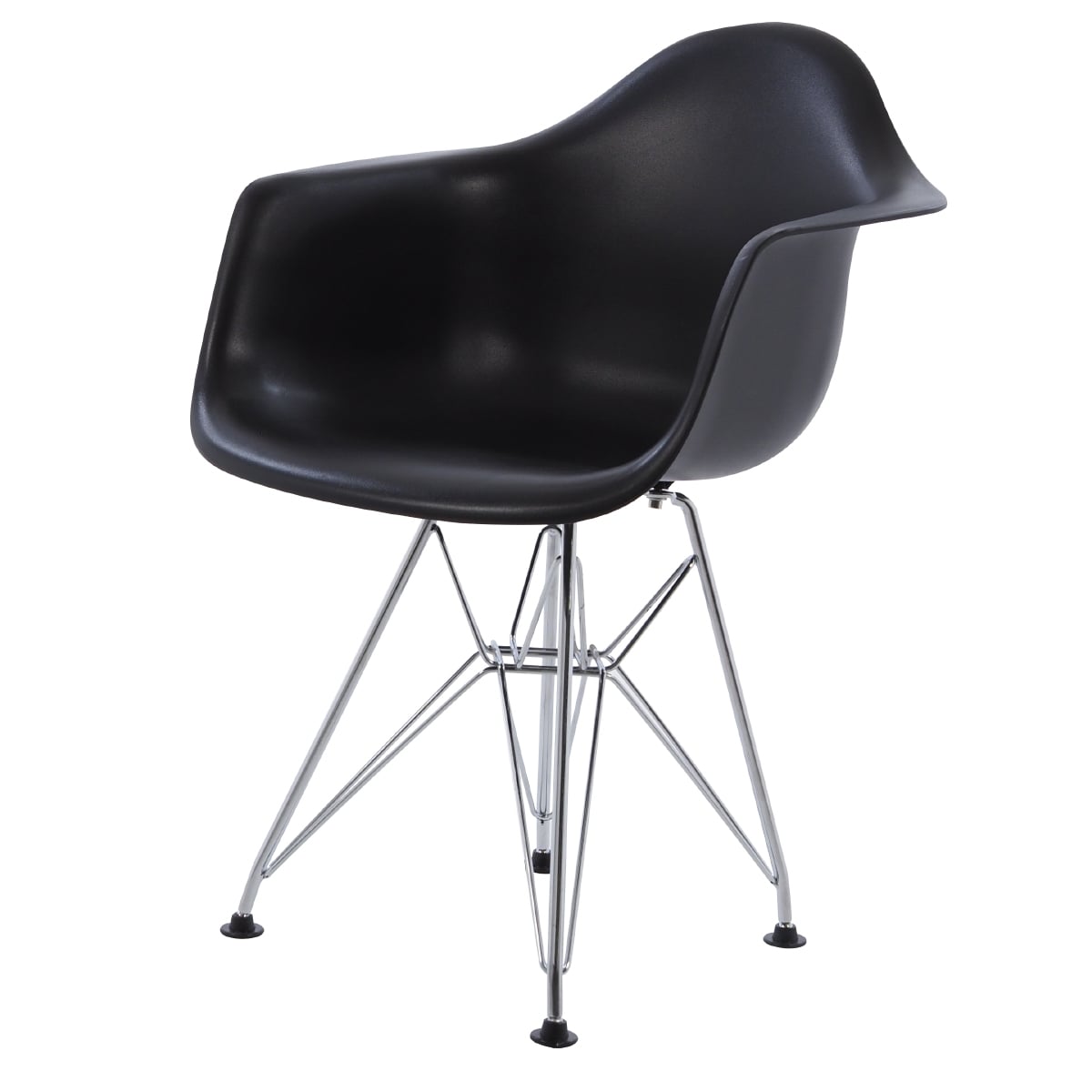 Charles Eames style, Silla para niños DAR Júnior Negro