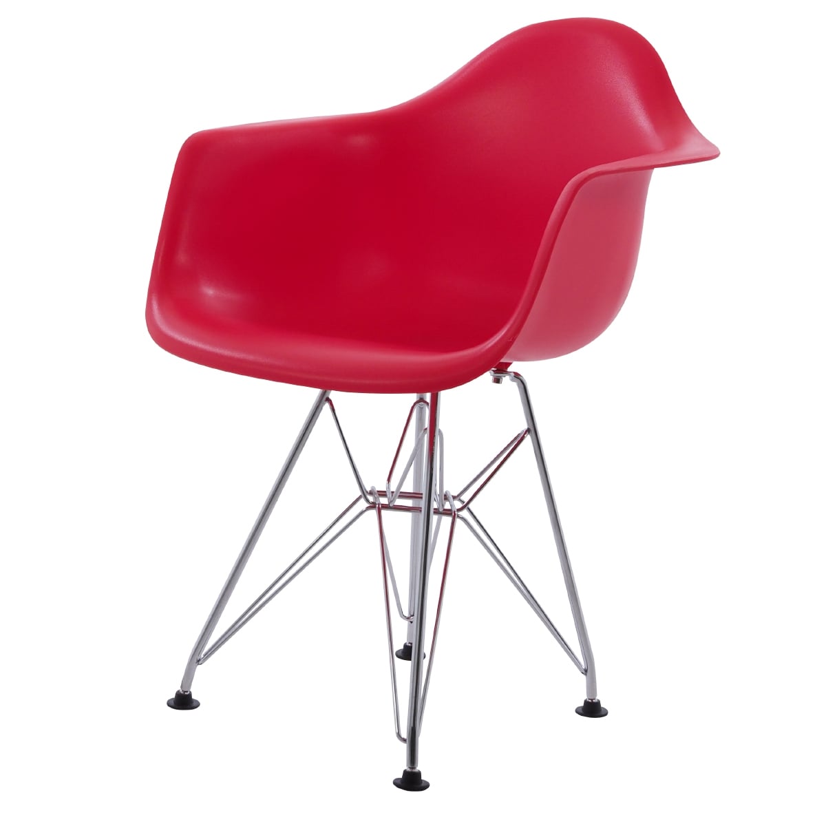 Charles Eames style, Silla para niños DAR Júnior rojo