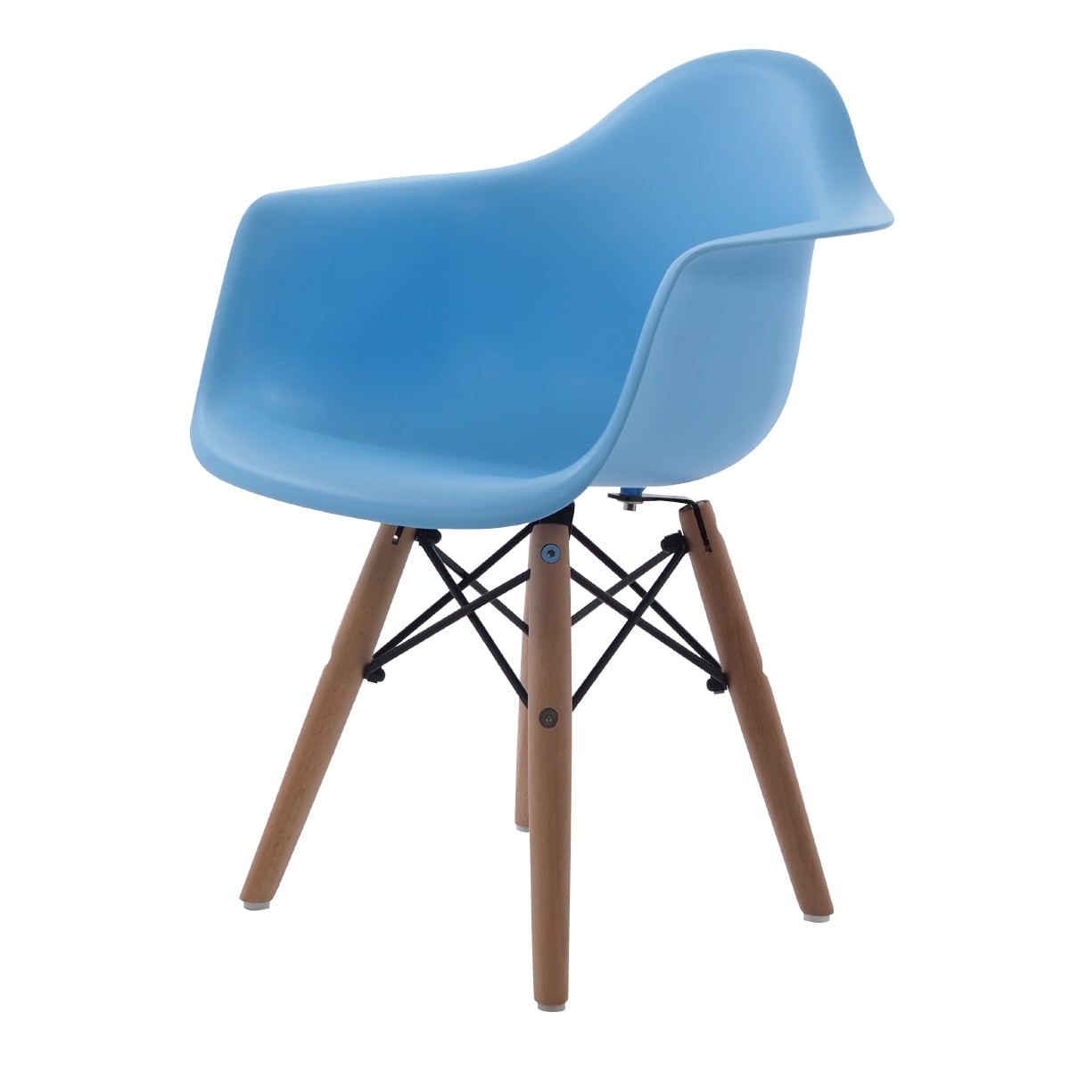 Charles Eames style, Silla para niños DAW Júnior azul claro