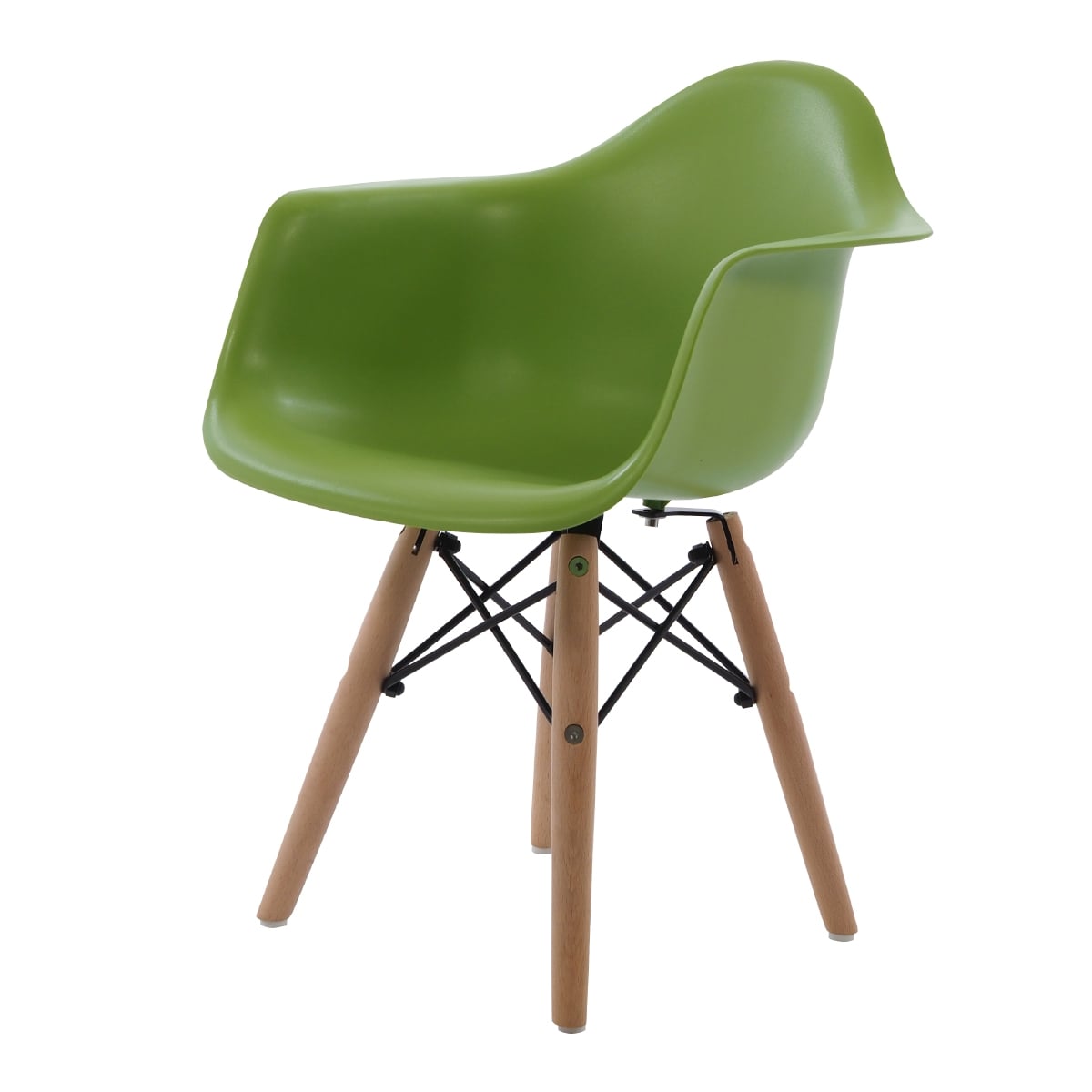 Charles Eames style, Silla para niños DAW Júnior Verde