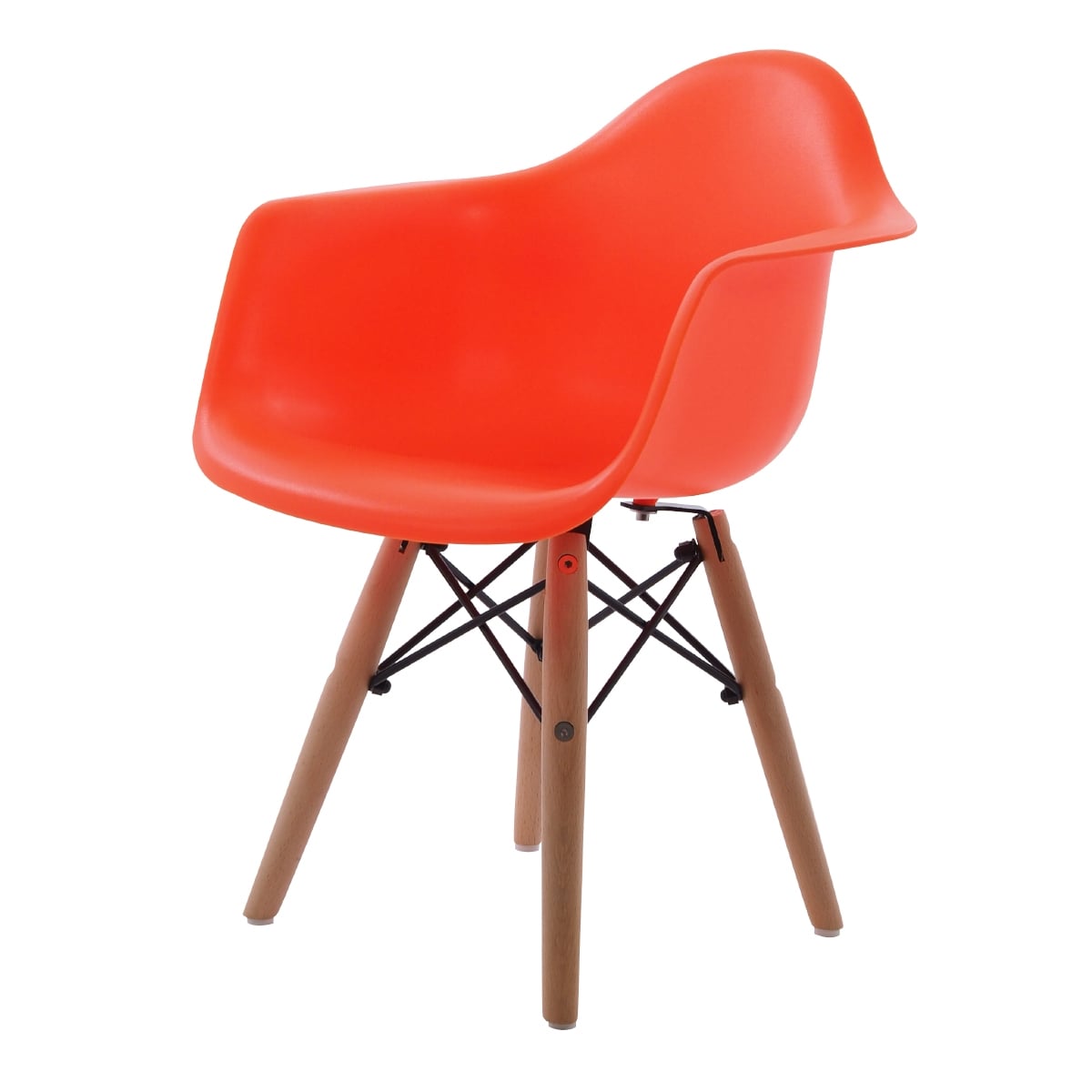Charles Eames style, Silla para niños DAW Júnior Neon Orange