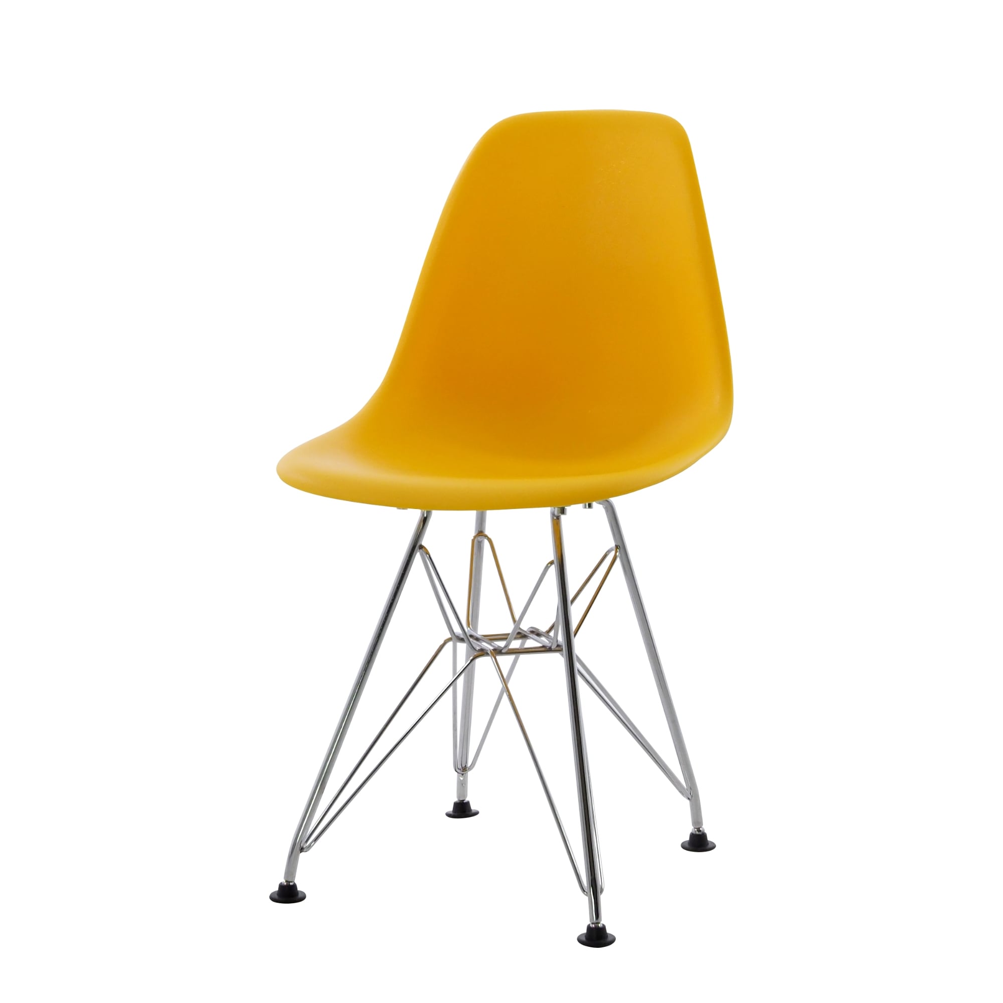 Charles Eames style, Silla para niños DSR Júnior amarillo