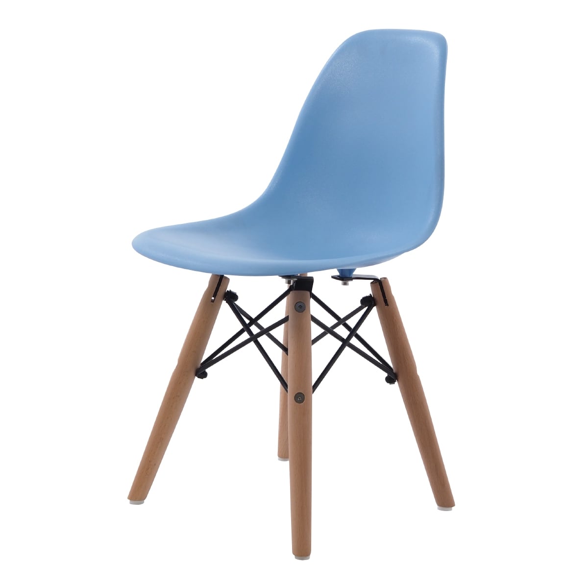 Charles Eames style, Silla para niños DSW Júnior azul claro