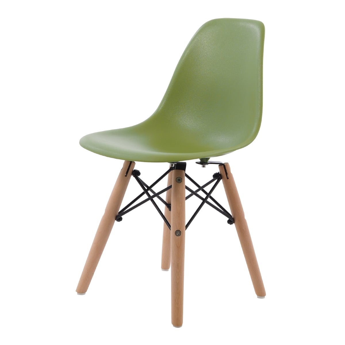 Charles Eames style, Silla para niños DSW Júnior verde claro