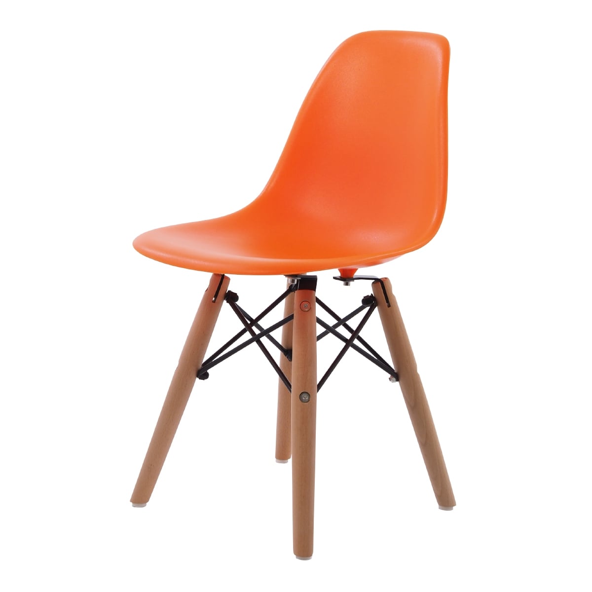 Charles Eames style, Silla para niños DSW Júnior naranja