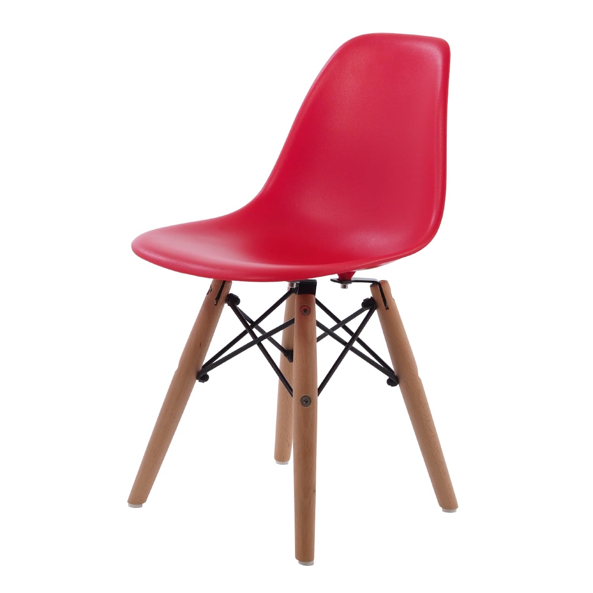 Charles Eames style, Silla para niños DSW Júnior rojo