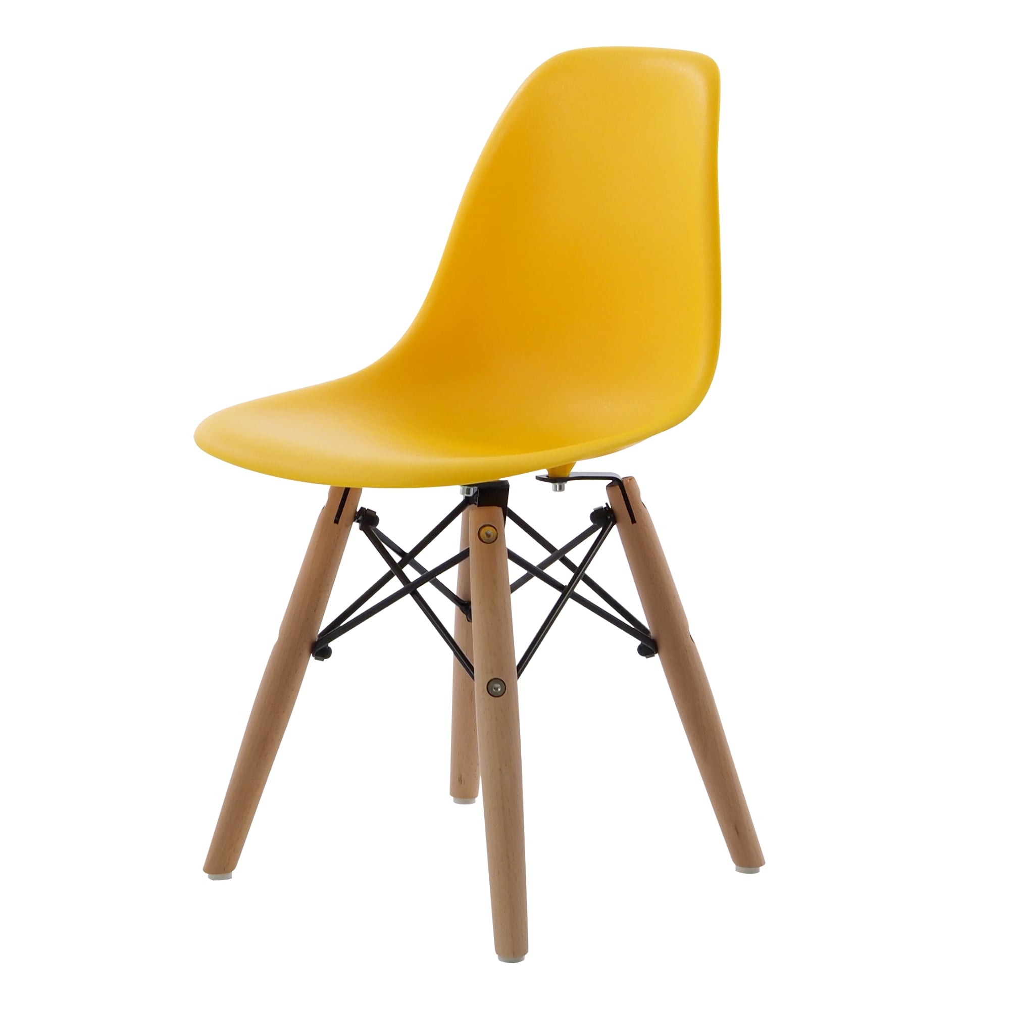 Charles Eames style, Silla para niños DSW Júnior amarillo