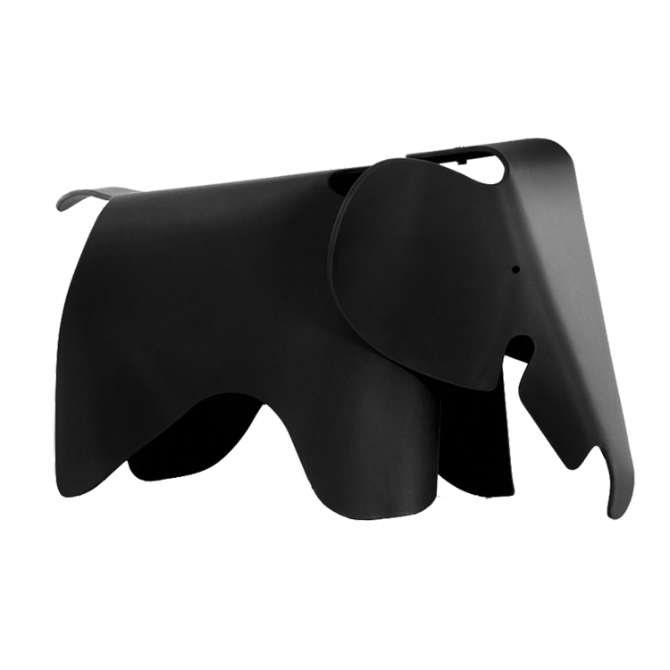 Charles Eames style, Silla de elefante Elephant Júnior Negro