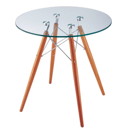 Charles Eames style, Mesa auxiliar CTW transparente