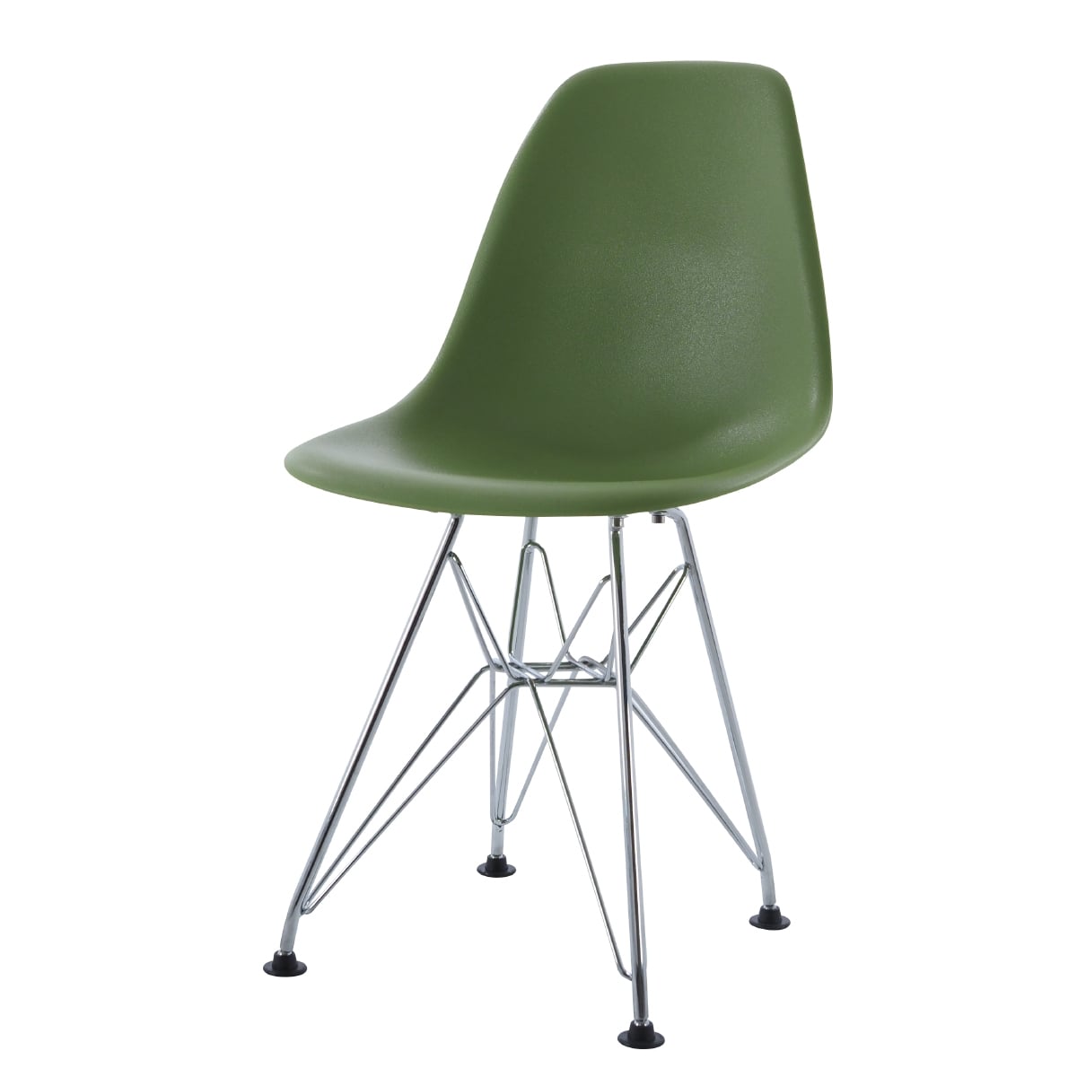 Charles Eames style, Silla para niños DSR Júnior verde claro