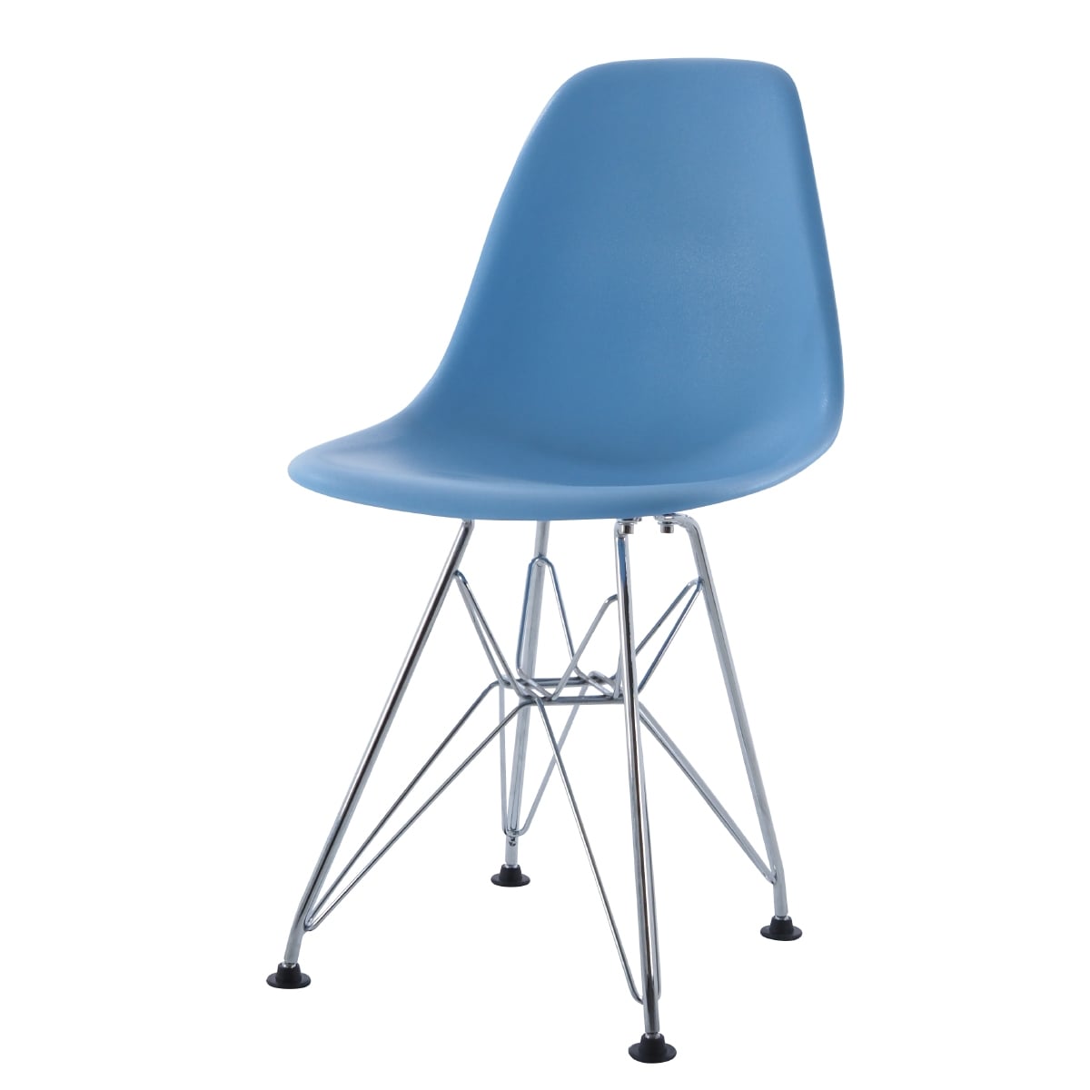Charles Eames style, Silla para niños DSR Júnior azul claro