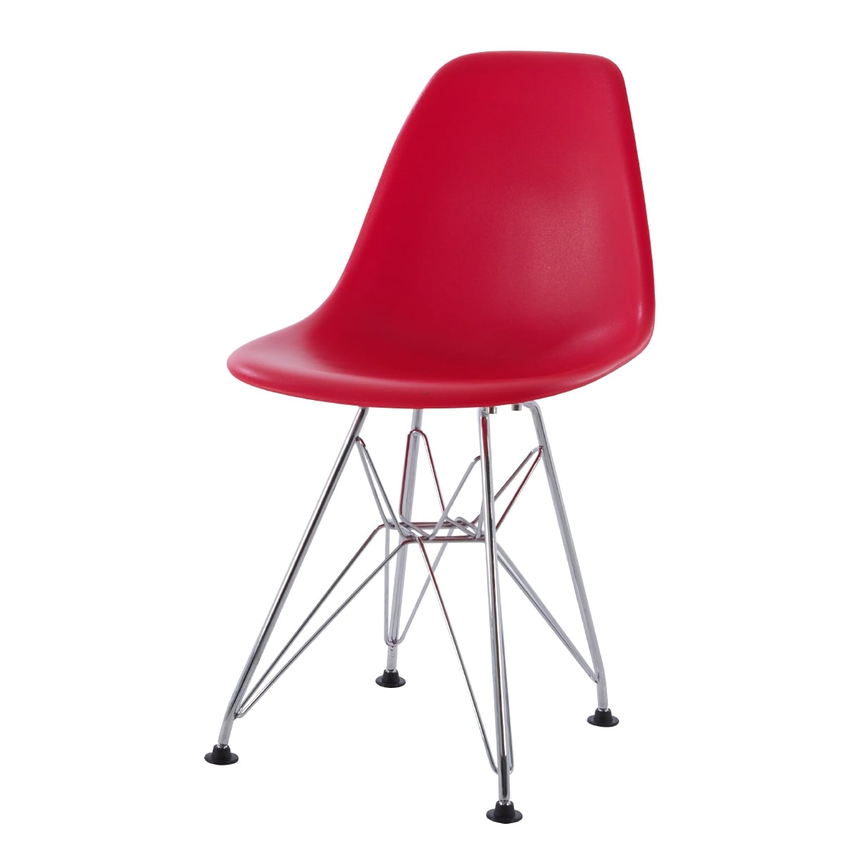 Charles Eames style, Silla para niños DSR Júnior rojo