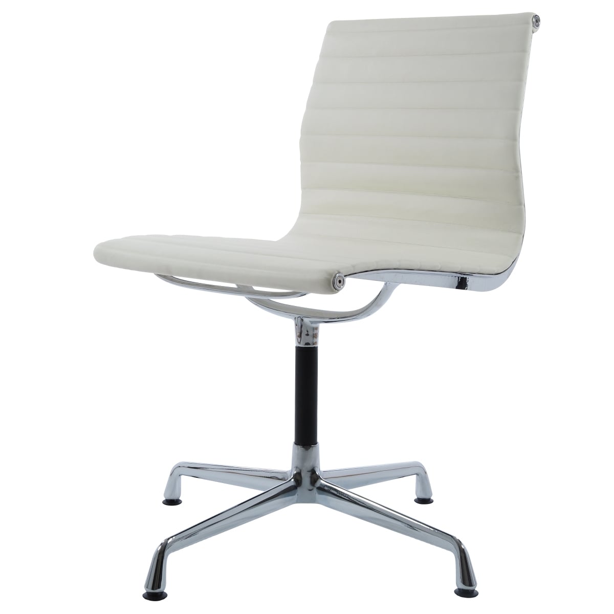Charles Eames style, Silla de conferencia EA105 Cuero Crema