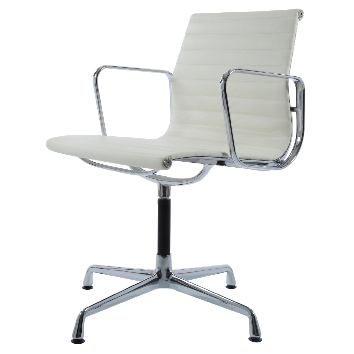 Charles Eames style, Silla de conferencia EA108 Cuero Crema