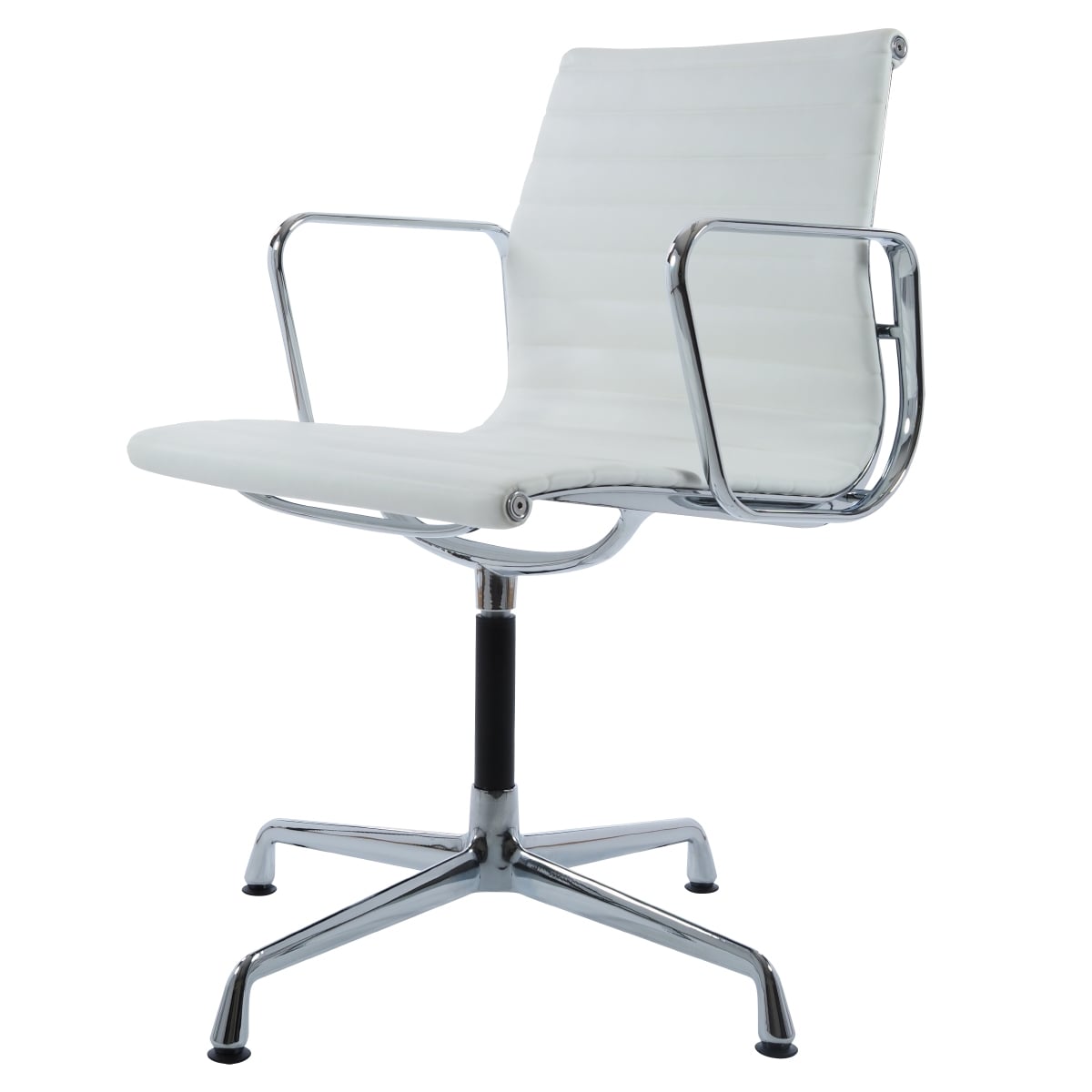 Charles Eames style, Silla de conferencia EA108 Cuero blanco