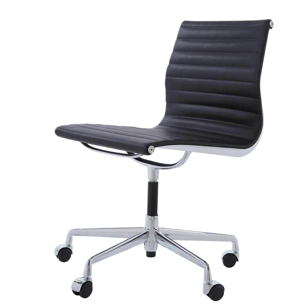 Charles Eames style, Silla de conferencia EA105 Cuero Negro
