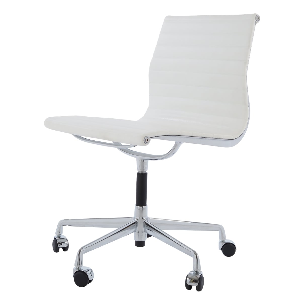 Charles Eames style, Silla de conferencia EA105 Cuero blanco