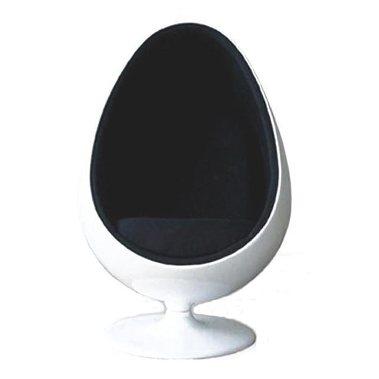 Eero Aarnio style, Sillón Egg pod chair Negro