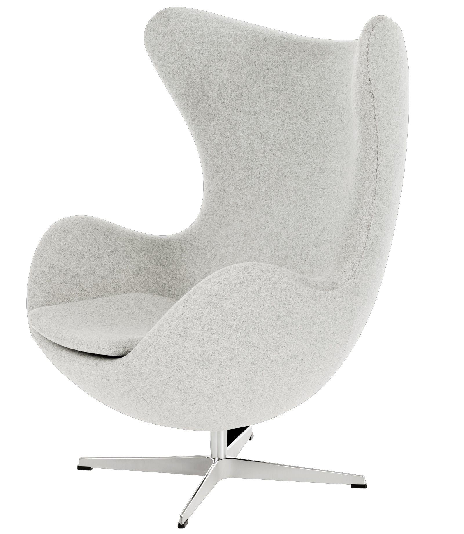 Arne Jacobsen style, Sillón Egg silla Cachemira luz