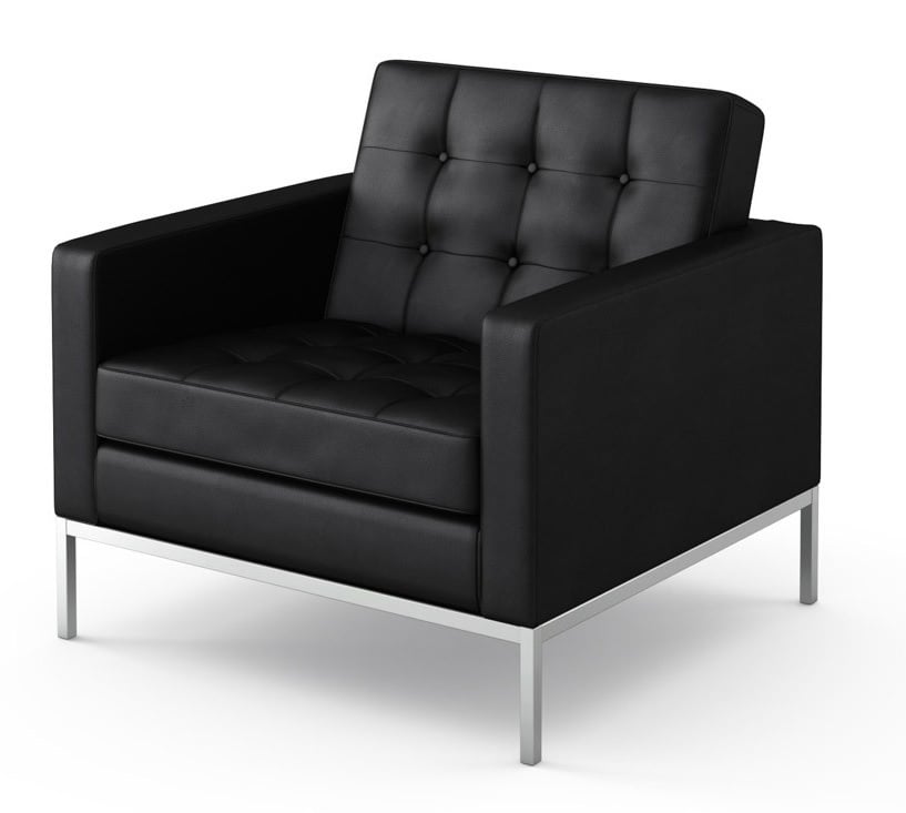 Ludwig Mies vd Rohe style, Sillón Florence Silla Negro