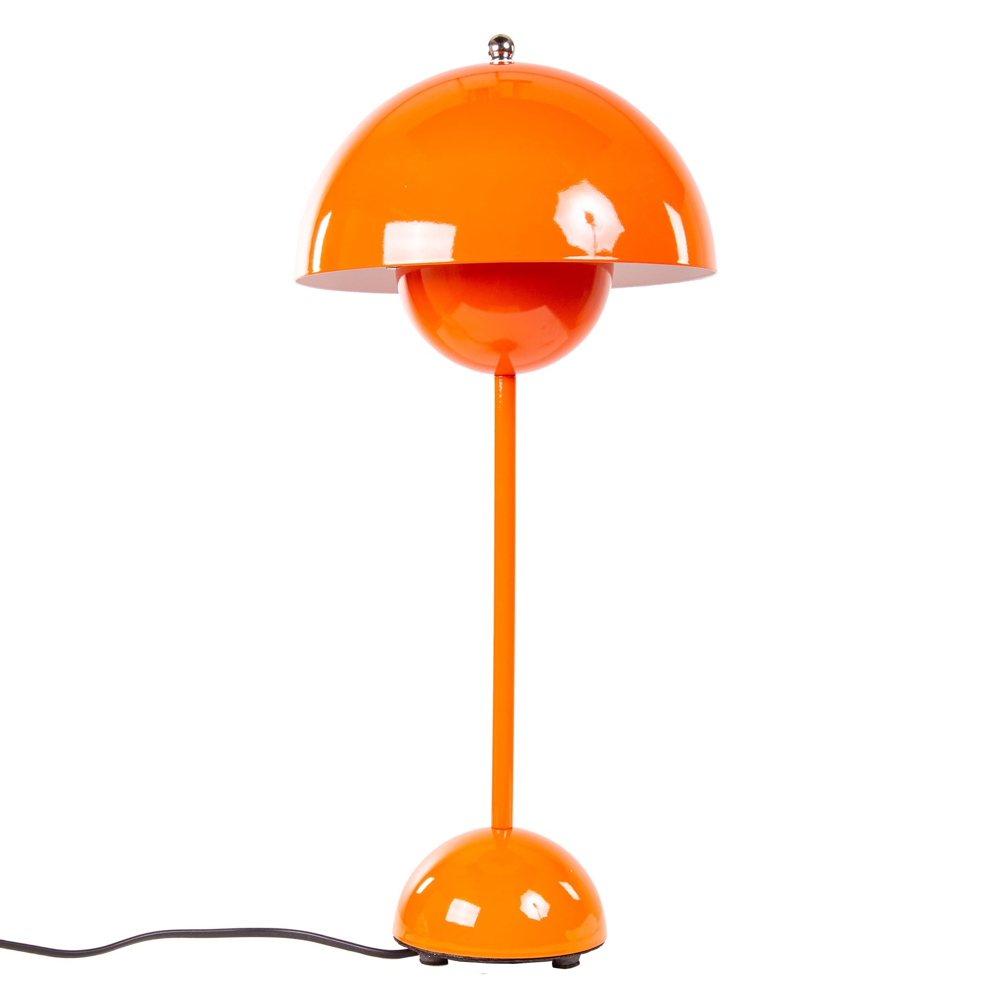 Verner Panton style, Luz de mesa Tiesto VP3 naranja