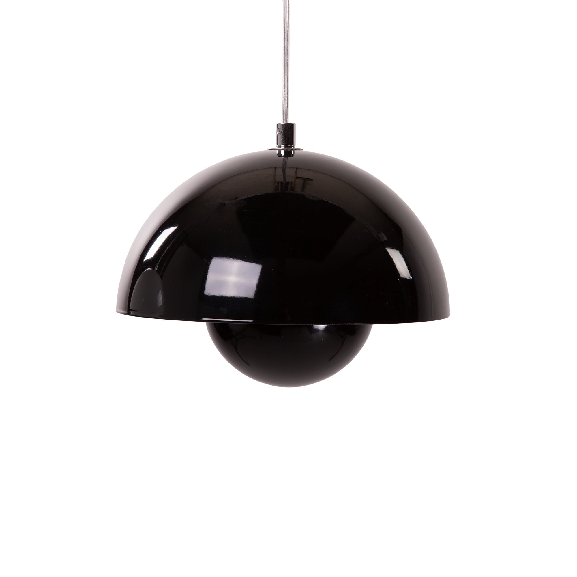Verner Panton style, Colgante Tiesto VP1 Negro