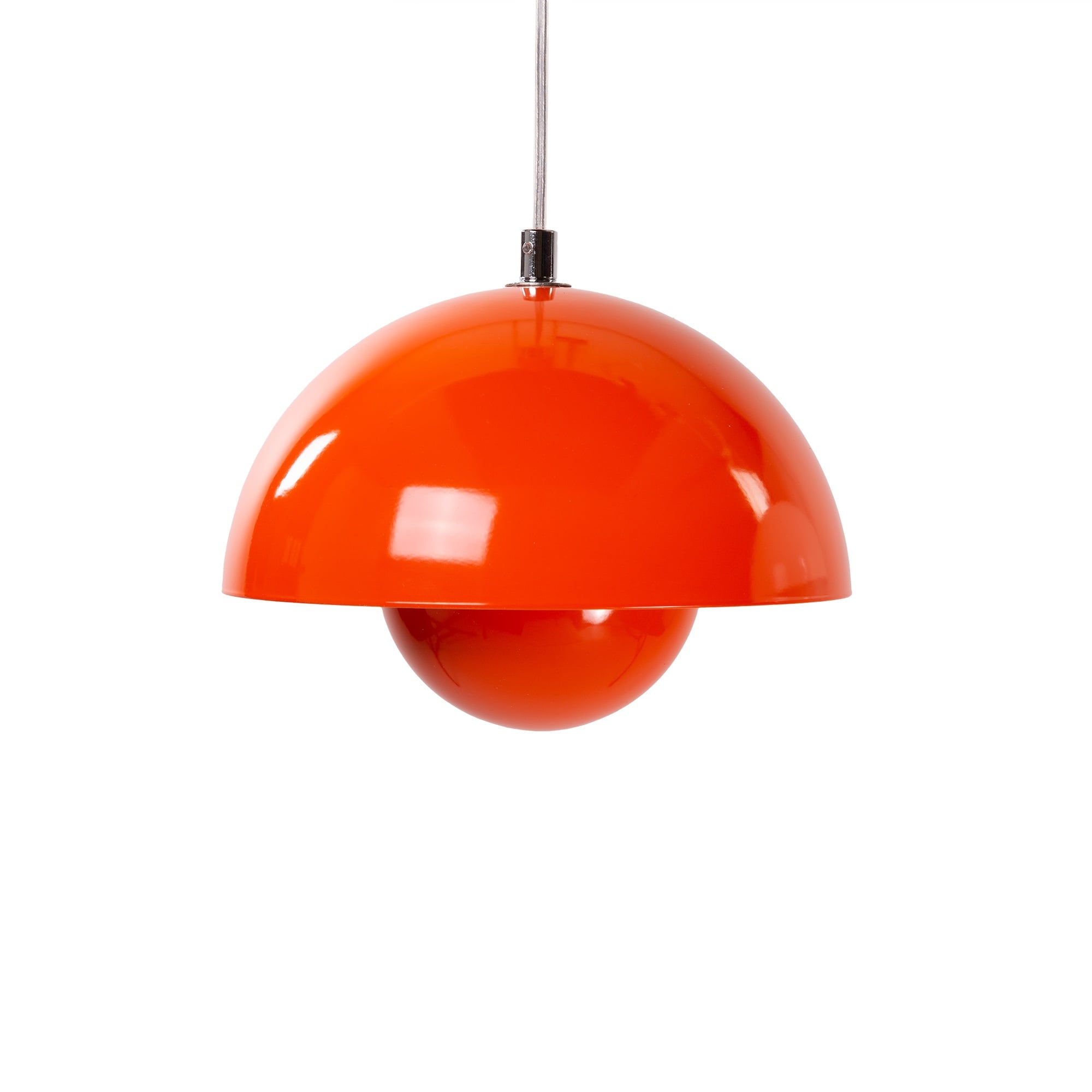 Verner Panton style, Colgante Tiesto VP1 naranja