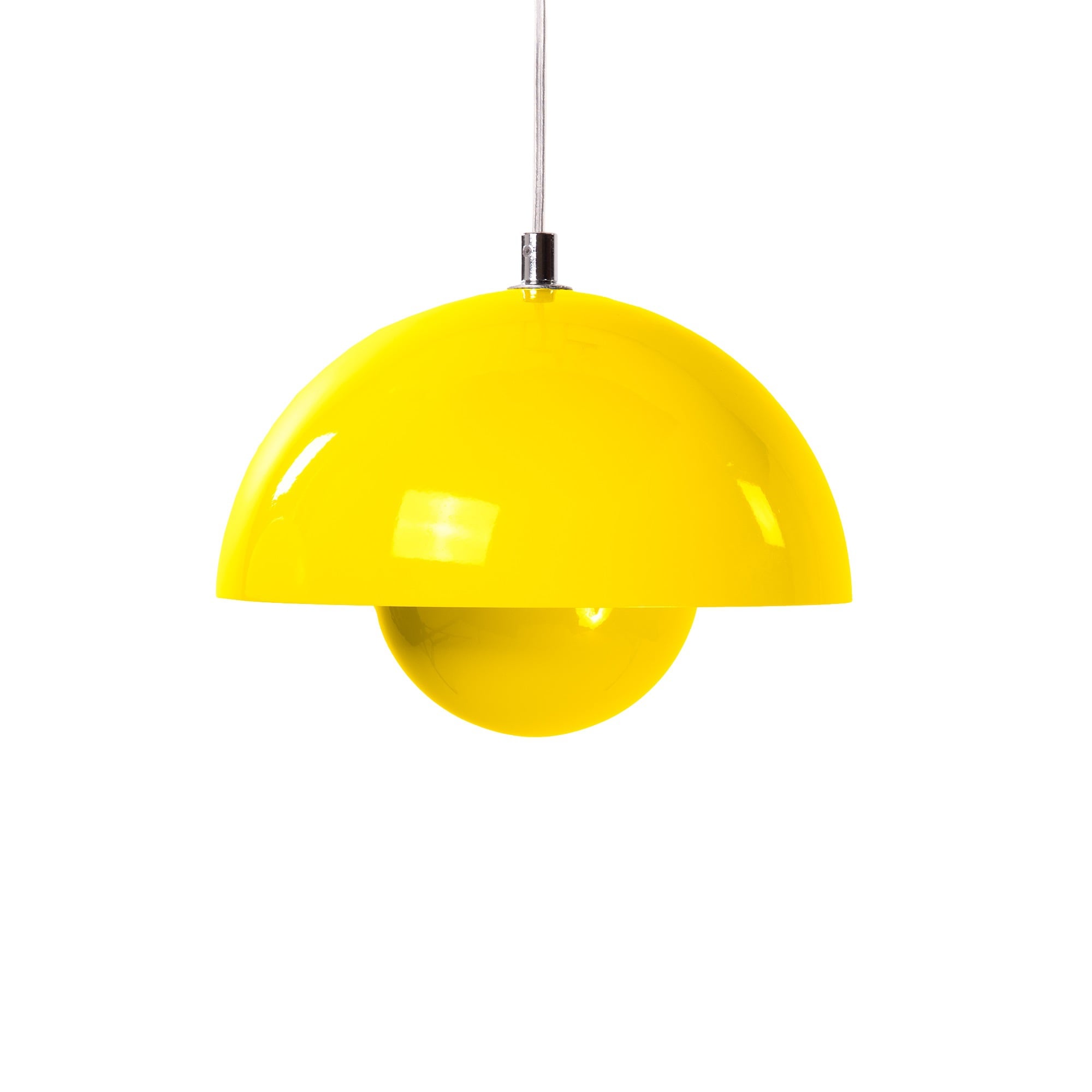 Verner Panton style, Colgante Tiesto VP1 amarillo