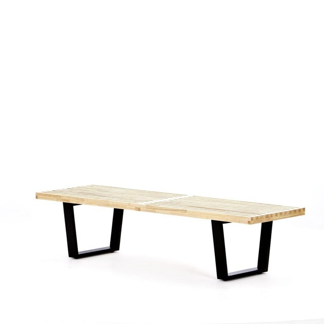 George Nelson style, Sofá Nelson Bench 152cm roble