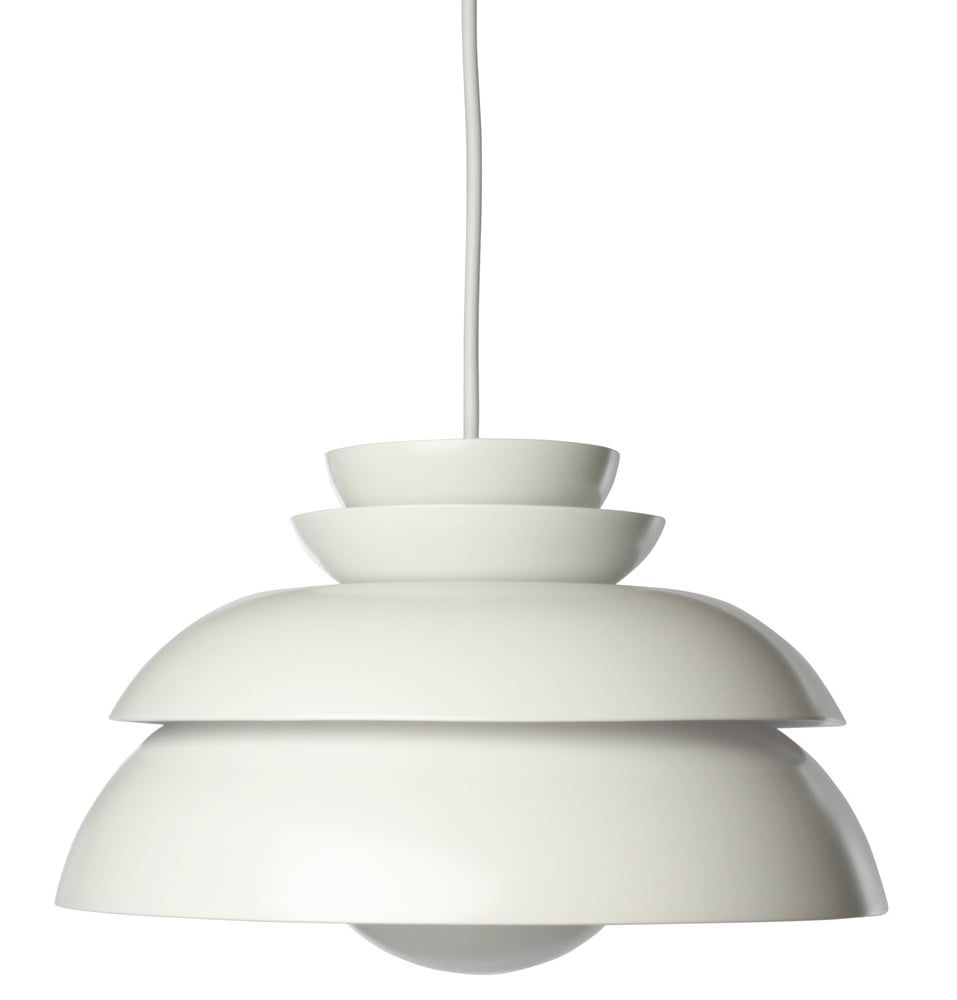 Verner Panton style, Colgante Concert P1 blanco