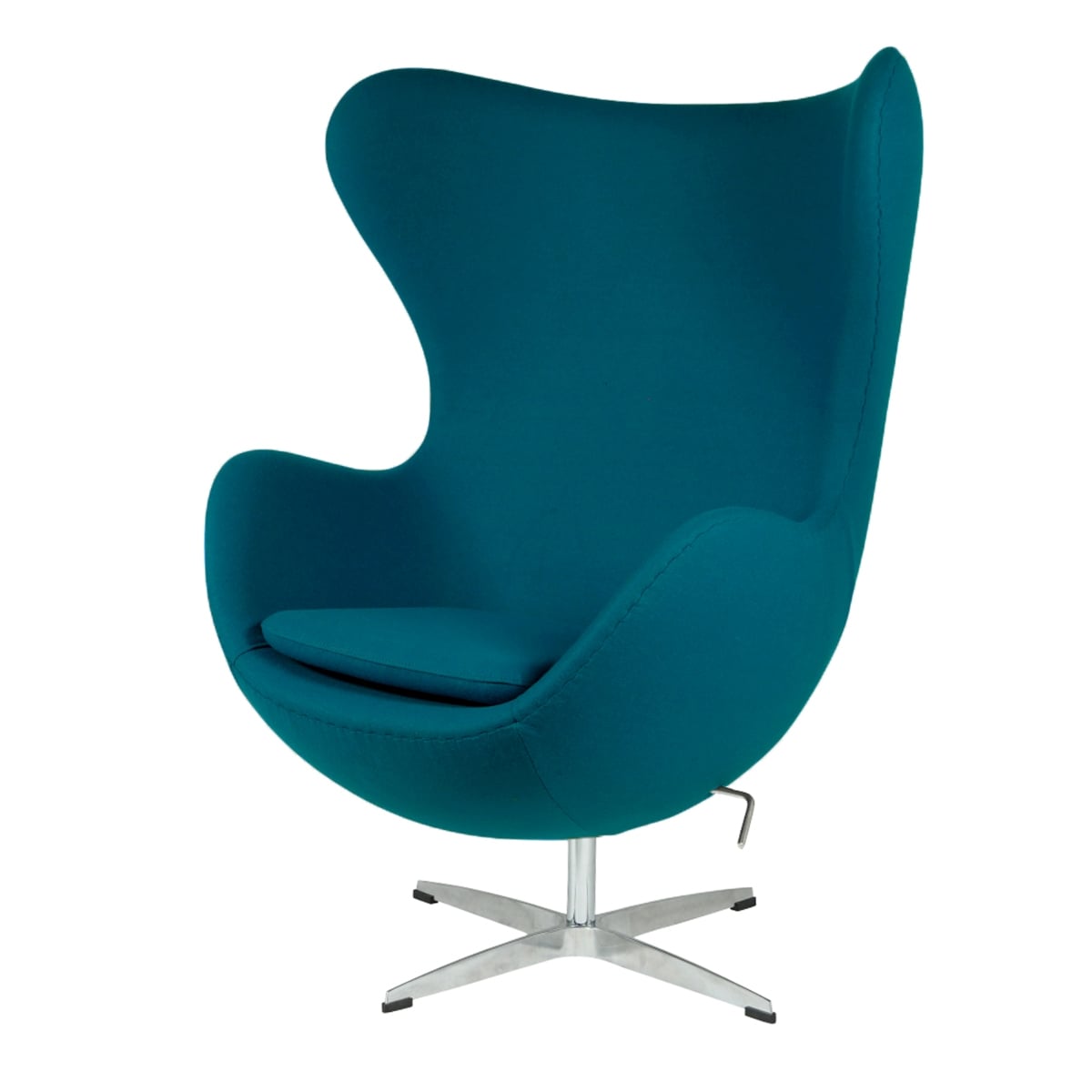 Arne Jacobsen style, Sillón Egg silla Cachemira Azul