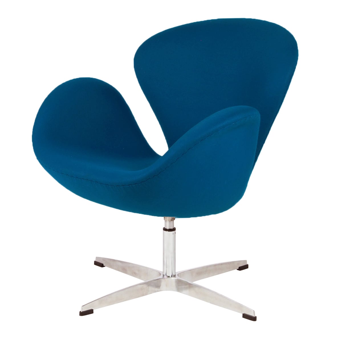 Arne Jacobsen style, Sillón cisne Cachemira Azul