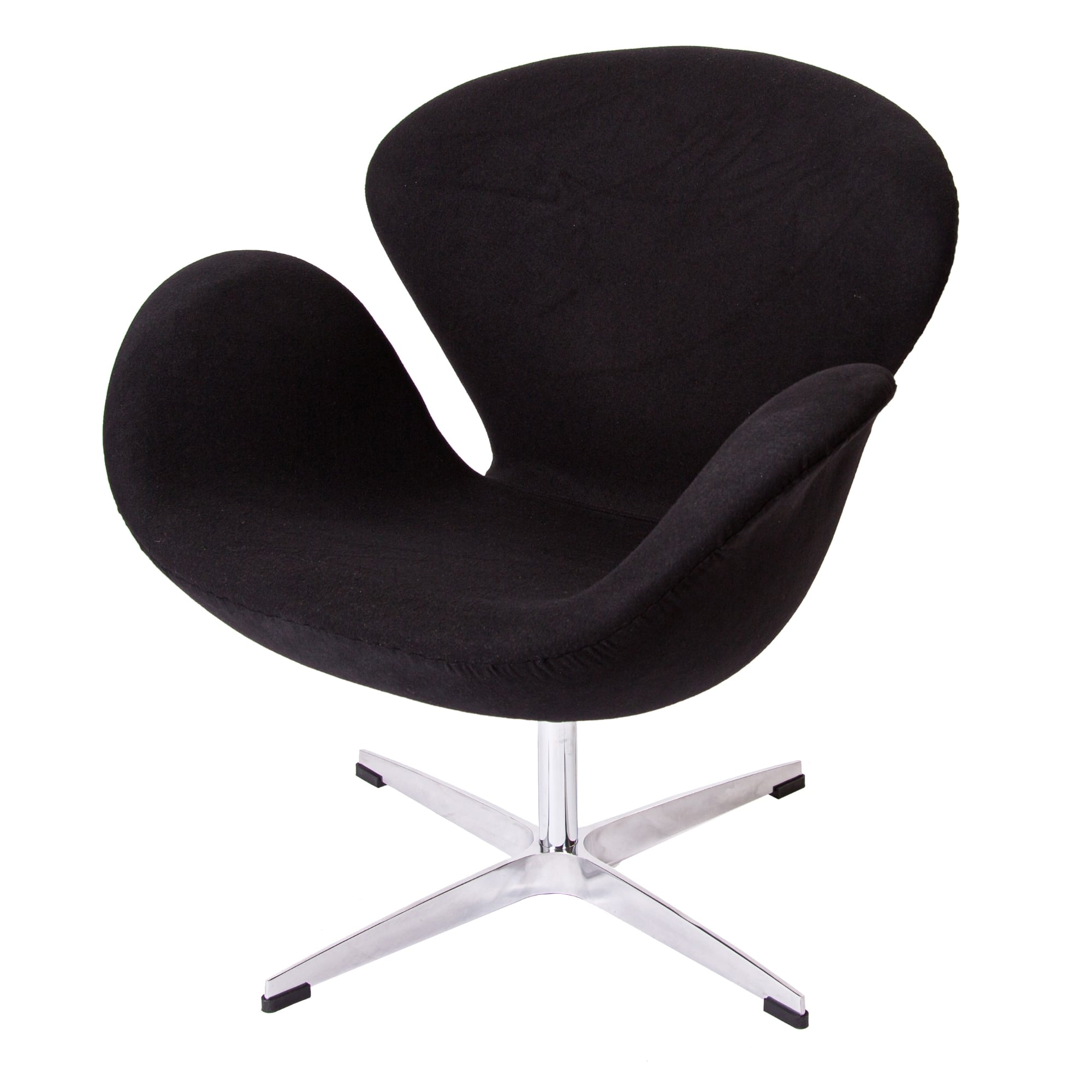 Arne Jacobsen style, Sillón cisne Cachemira Negro