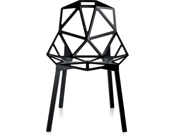 Konstantin Grcic style, Silla de comedor Un asiento Negro