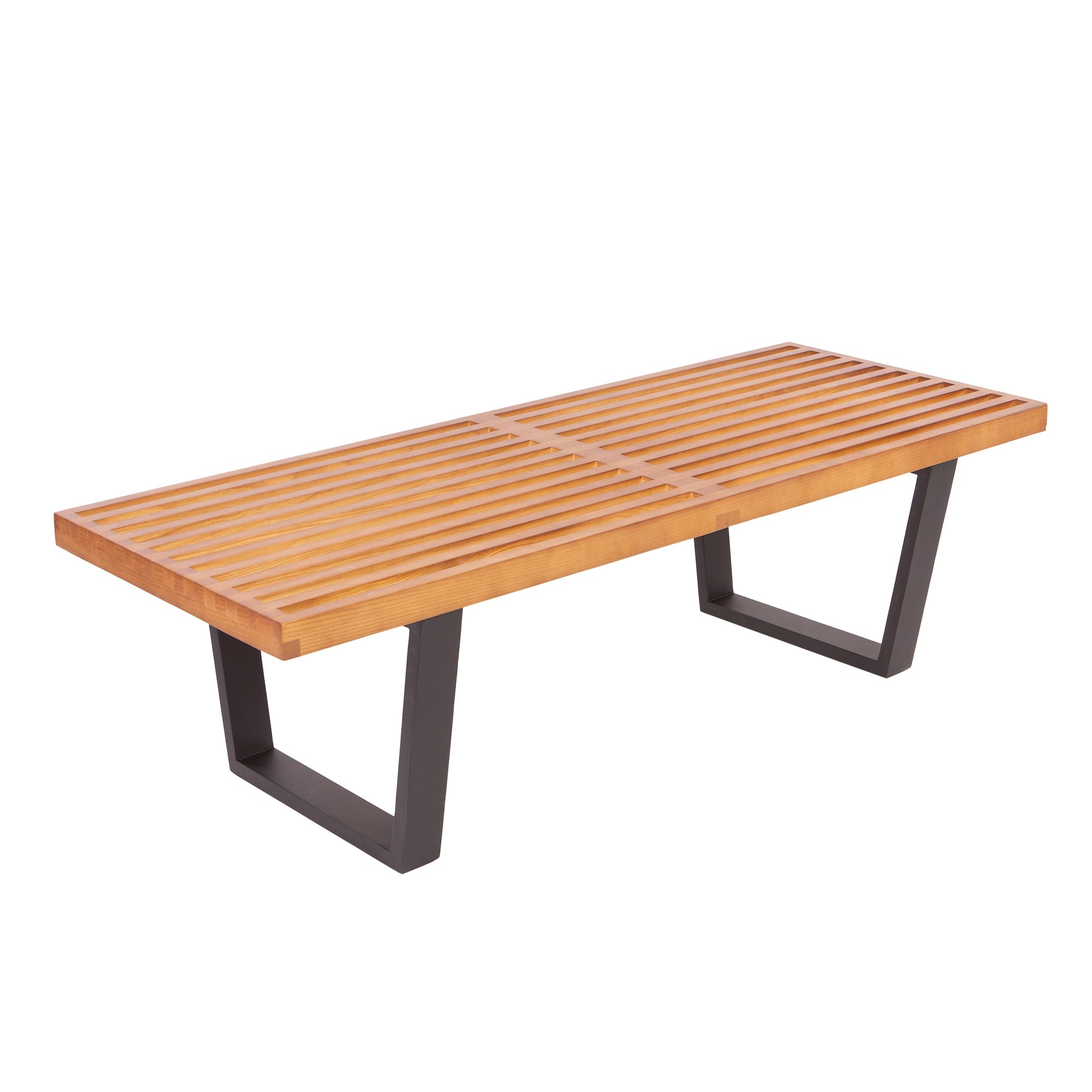 George Nelson style, Sofá Nelson Bench 123cm de nogal