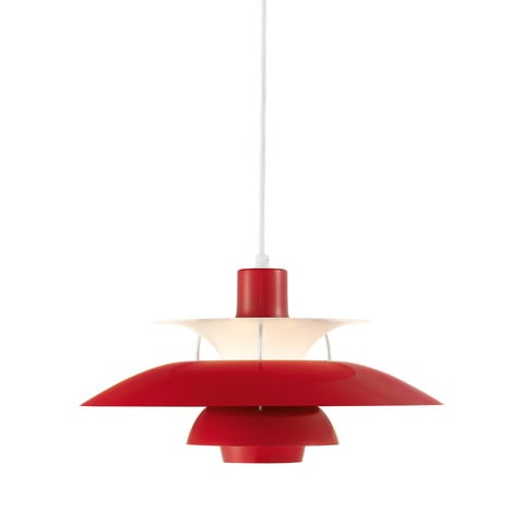 Poul Henningsen style, Colgante DPH50 rojo