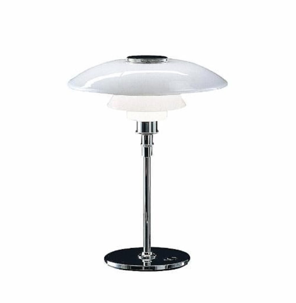 Poul Henningsen style, Luz de mesa DPH 3/2 grande blanco