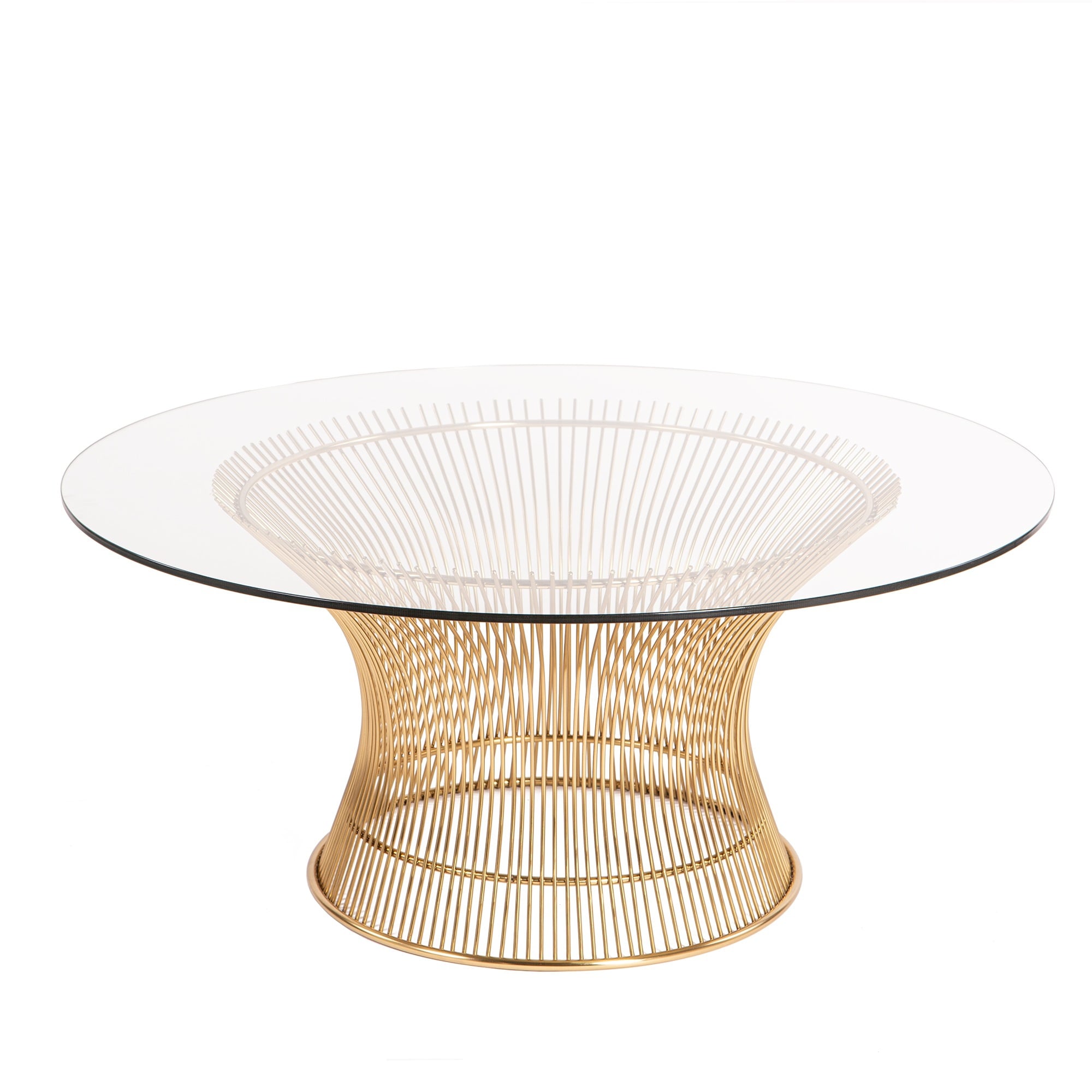 Warren Platner style, Mesa de centro Wire mesa Oro